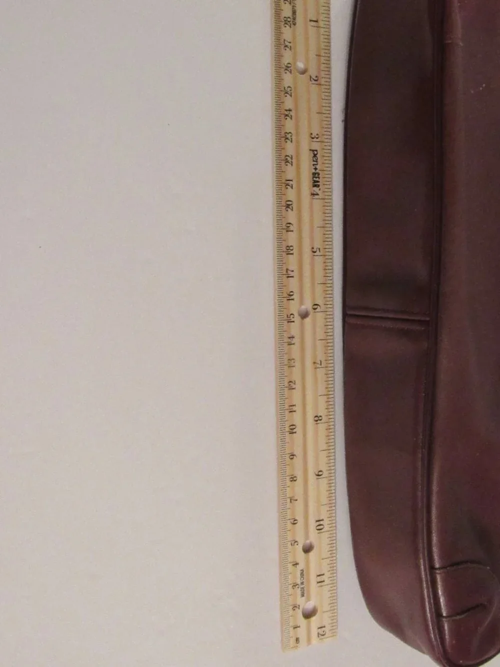 Vintage Aigner Oxblood Leather Clutch Bag Purse